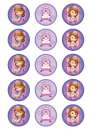 Sofia the First Edible Cupcake Images